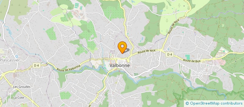 localisation de l'entreprise MADAME ANNE-FABIENNE RAVEN  VALBONNE