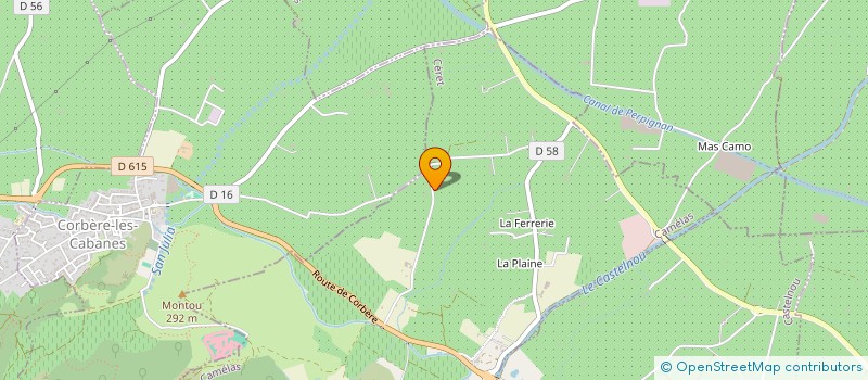 localisation de l'entreprise MADAME ANNE FABRE  CAMELAS