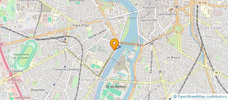localisation de l'entreprise MADAME ANNE FABRE à TOULOUSE
