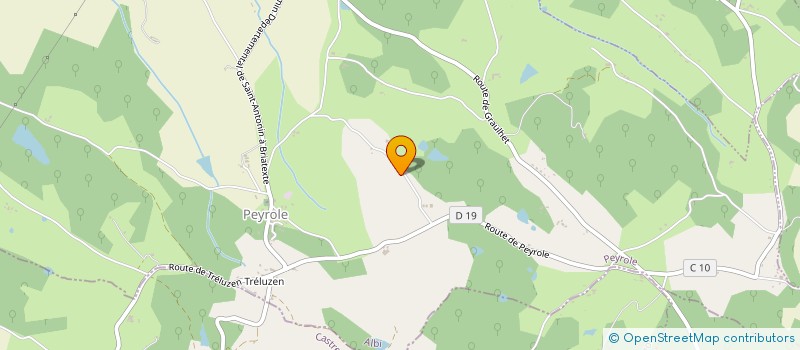 localisation de l'entreprise MADAME ANNE FACON  PEYROLE