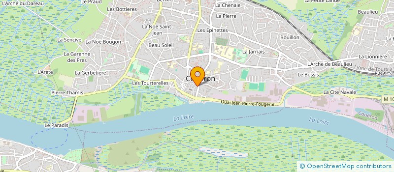 localisation de l'entreprise MADAME ANNE FAILLIET à COUERON