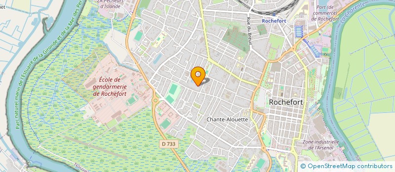 localisation de l'entreprise MADAME ANNE FAIX  ROCHEFORT