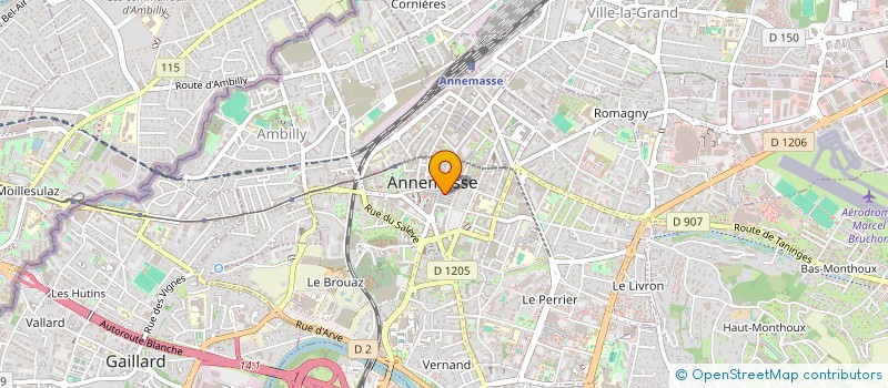 localisation de l'entreprise MADAME ANNE FALCONNET à ANNEMASSE
