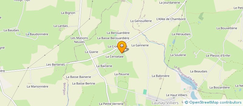 localisation de l'entreprise MADAME ANNE FALUDI  LAUNAY-VILLIERS