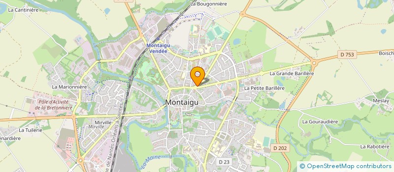 localisation de l'entreprise MADAME ANNE FALUE à MONTAIGU-VENDEE