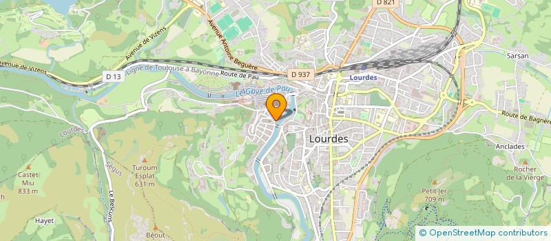 localisation de l'entreprise MADAME ANNE FAREOU  LOURDES