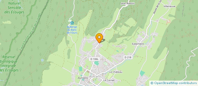 localisation de l'entreprise MADAME ANNE FARRER  AUTRANS-MEAUDRE EN VERCORS