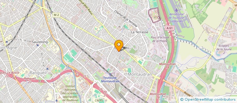 localisation de l'entreprise MADAME ANNE FATOUT  TOULOUSE