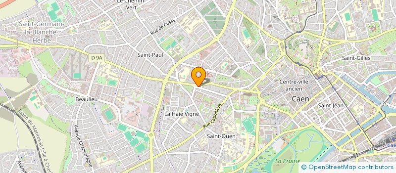 localisation de l'entreprise MADAME ANNE FAUCHER à CAEN