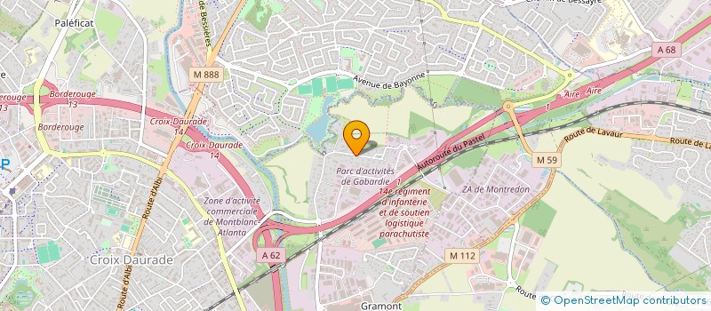 localisation de l'entreprise MADAME ANNE FAURE à TOULOUSE