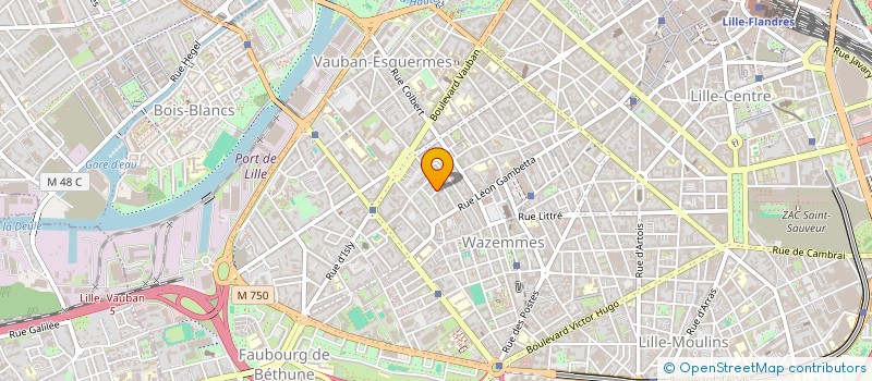 localisation de l'entreprise MADAME ANNE FAUVARQUE  LILLE