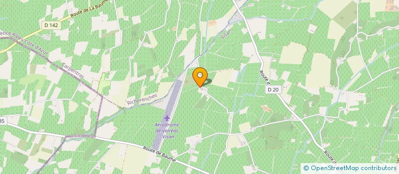 localisation de l'entreprise MADAME ANNE FAVIER  VISAN