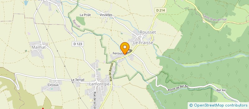 localisation de l'entreprise MADAME ANNE FERMI  BEAULIEU