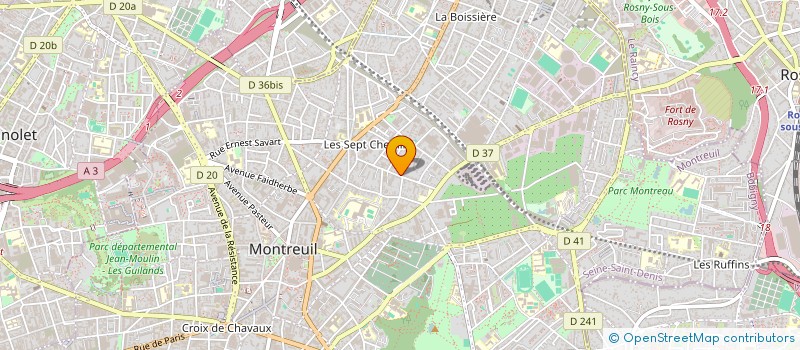 localisation de l'entreprise MADAME ANNE FERRAN à MONTREUIL