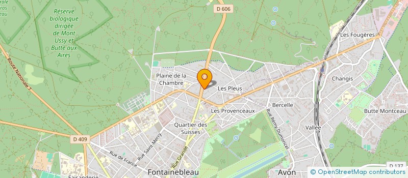 localisation de l'entreprise MADAME ANNE FERRARI à FONTAINEBLEAU
