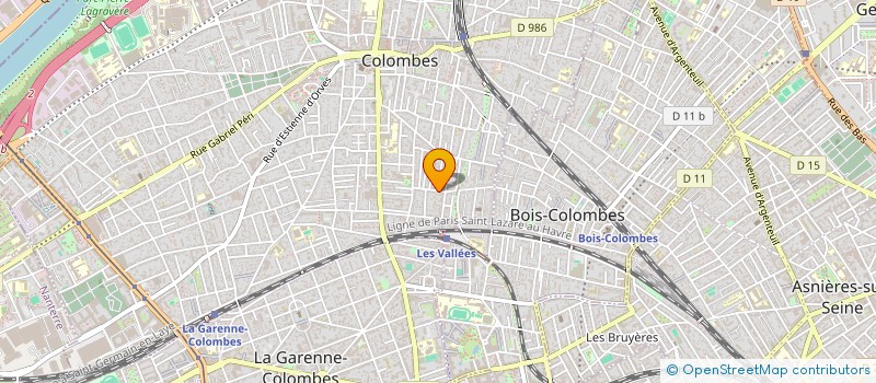 localisation de l'entreprise MADAME ANNE FERREOLLE PONS à COLOMBES