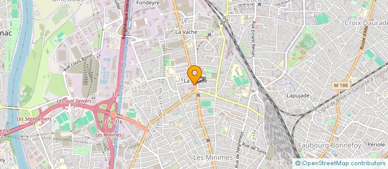 localisation de l'entreprise MADAME ANNE FERRER  TOULOUSE