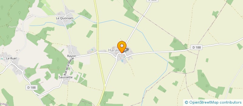 localisation de l'entreprise MADAME ANNE FERRY  HARAVILLIERS