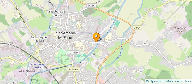 localisation de l'entreprise MADAME ANNE FEVRIER  SAINT-AMAND-LES-EAUX