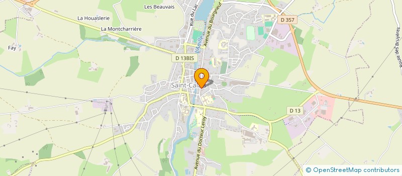 localisation de l'entreprise MADAME ANNE FIEROBE à SAINT-CALAIS