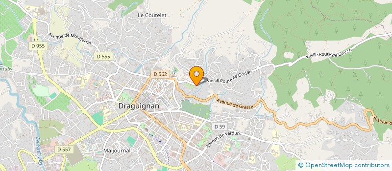 localisation de l'entreprise MADAME ANNE FIEUX  DRAGUIGNAN