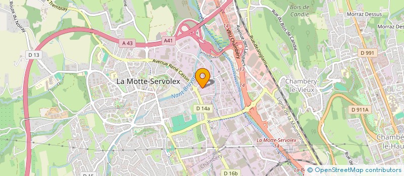 localisation de l'entreprise MADAME ANNE FIGUEREDO  LA MOTTE-SERVOLEX