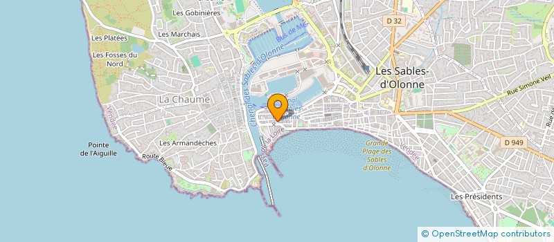 localisation de l'entreprise MADAME ANNE FISCHER à LES SABLES D'OLONNE
