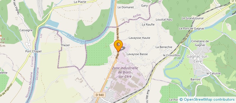 localisation de l'entreprise MADAME ANNE FISCHER  GAGNAC-SUR-CERE