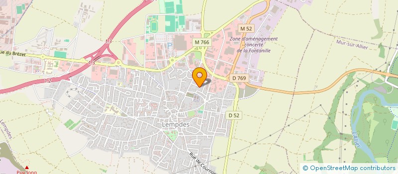 localisation de l'entreprise MADAME ANNE FLACASSIER  LEMPDES