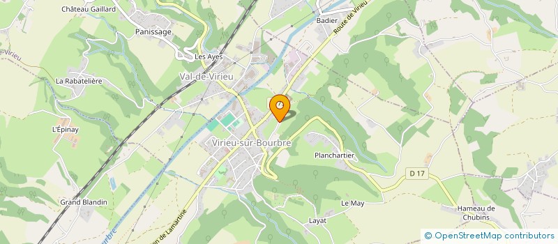 localisation de l'entreprise MADAME ANNE FLATIN  VAL-DE-VIRIEU