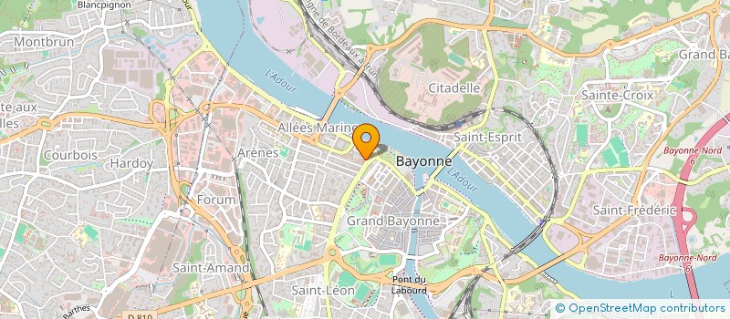 localisation de l'entreprise MADAME ANNE-FLEUR CASBAS  BAYONNE