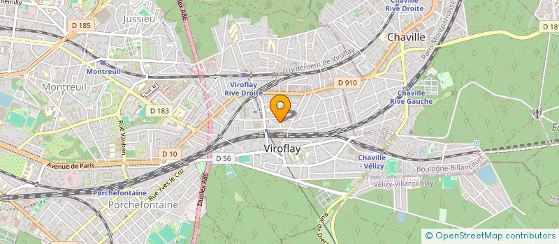 localisation de l'entreprise MADAME ANNE-FLEUR DEVAL  VIROFLAY