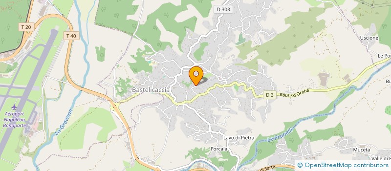 localisation de l'entreprise MADAME ANNE FLEURANTIN à BASTELICACCIA