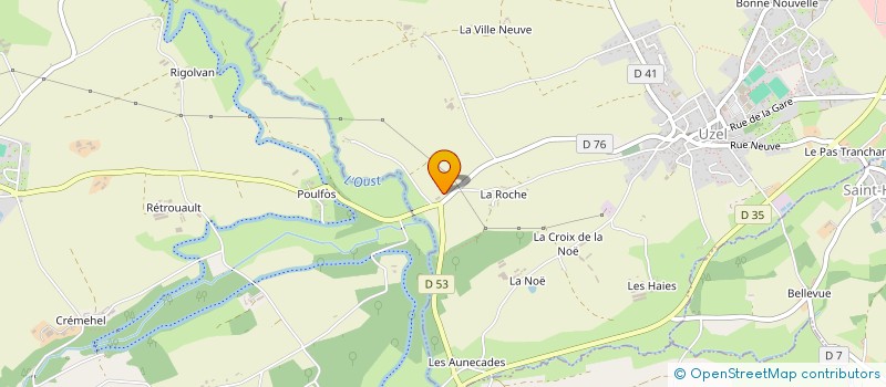 localisation de l'entreprise MADAME ANNE FLOC H  UZEL