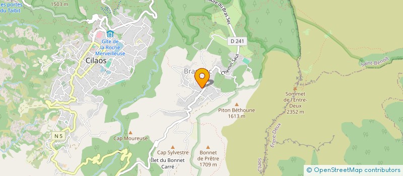 localisation de l'entreprise MADAME ANNE -FLORA BOYER à CILAOS