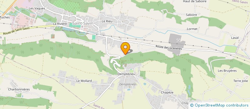 localisation de l'entreprise MADAME ANNE FLORANTIN à SAINT-SAVIN