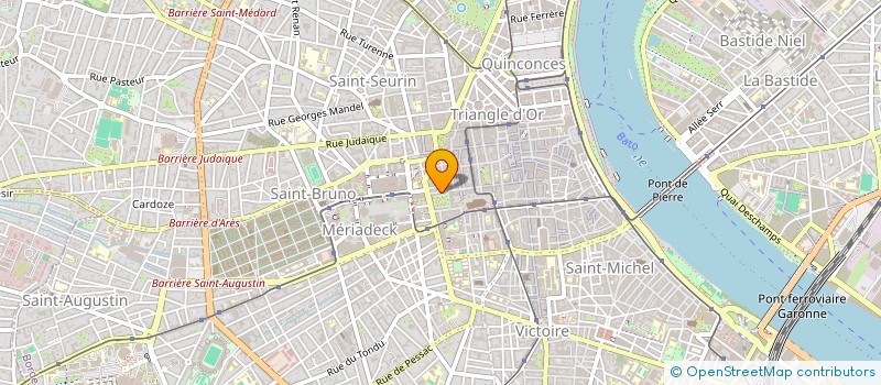 localisation de l'entreprise MADAME ANNE-FLORE COUPEZ  BORDEAUX