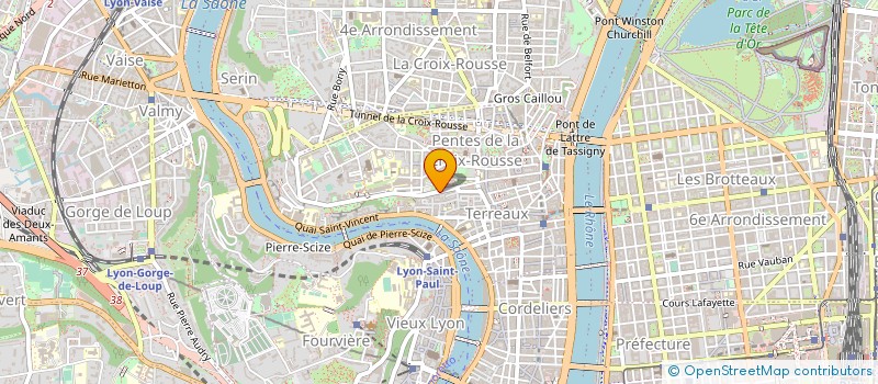 localisation de l'entreprise MADAME ANNE-FLORE COURROYE à LYON