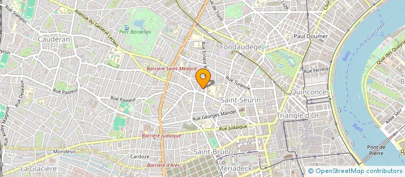 localisation de l'entreprise MADAME ANNE-FLORE COUVRAT  BORDEAUX