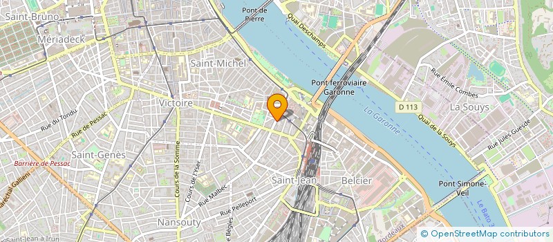 localisation de l'entreprise MADAME ANNE-FLORE DE REVIERS  BORDEAUX