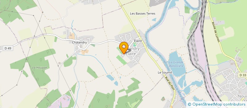 localisation de l'entreprise MADAME ANNE-FLORE DELOCHE  CHALANDRY-ELAIRE