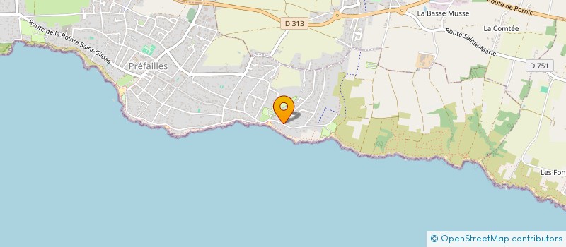 localisation de l'entreprise MADAME ANNE-FLORE GENTILHOMME  PREFAILLES