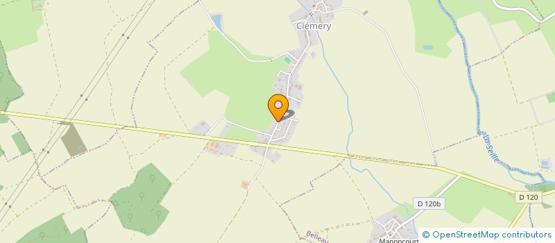 localisation de l'entreprise MADAME ANNE FLORE GOUJON  CLEMERY