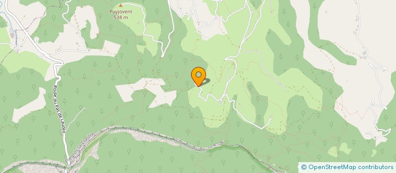 localisation de l'entreprise MADAME ANNE FLORE JAULNEAU  PIEGROS-LA-CLASTRE