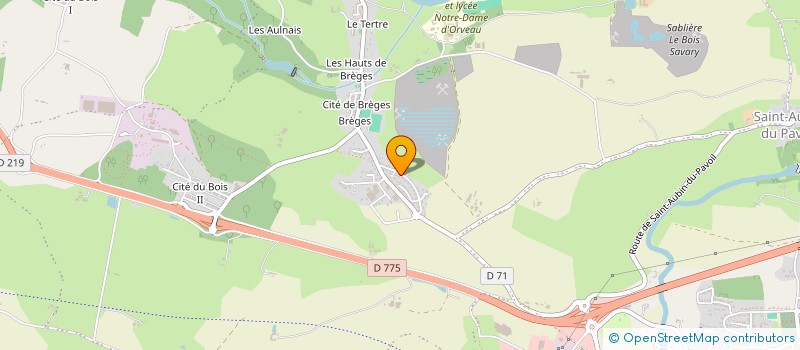 localisation de l'entreprise MADAME ANNE-FLORE LEBLANC  LONGUENEE-EN-ANJOU