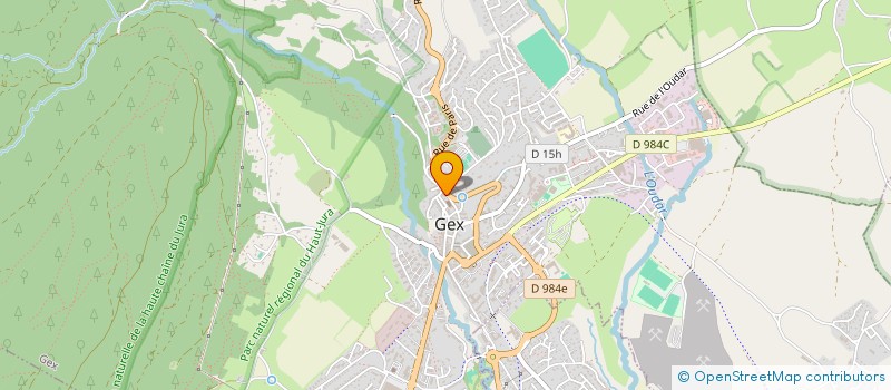 localisation de l'entreprise MADAME ANNE-FLORE MAILLARD  GEX