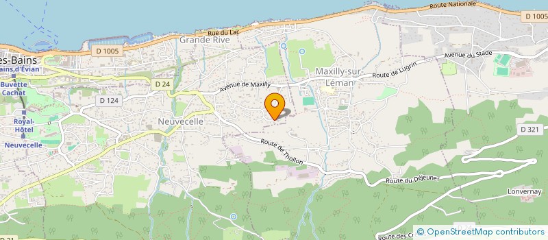 localisation de l'entreprise MADAME ANNE-FLORE MALACHIE  NEUVECELLE