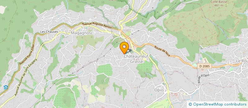 localisation de l'entreprise MADAME ANNE FLORE MENGER LE LURON  CHATEAUNEUF-GRASSE