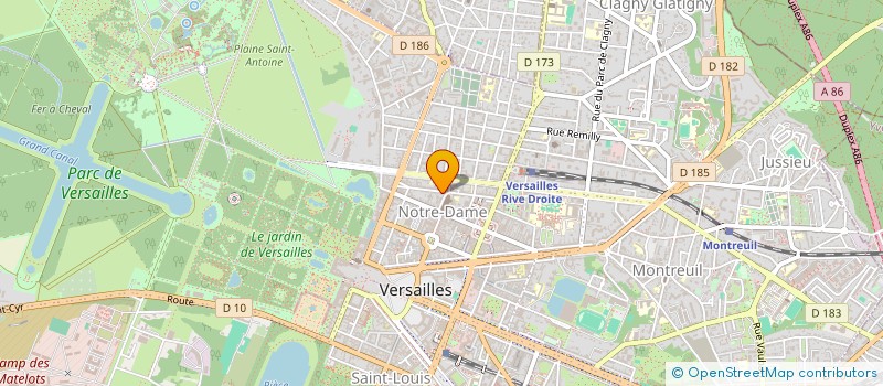 localisation de l'entreprise MADAME ANNE-FLORE SARROIS à VERSAILLES
