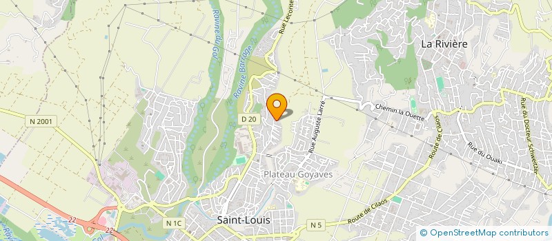 localisation de l'entreprise MADAME ANNE FONTAINE à SAINT-LOUIS